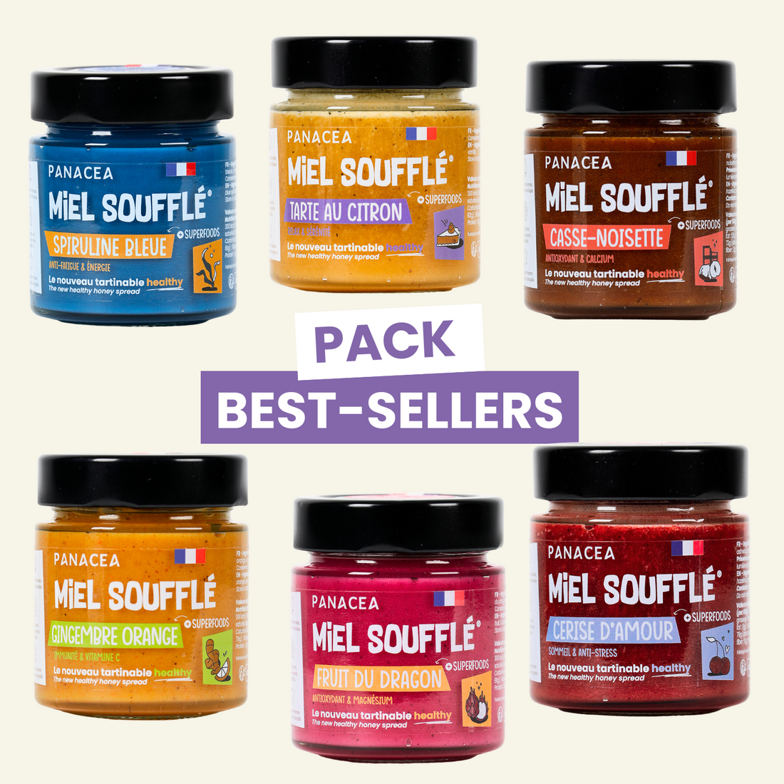 MIEL SOUFFLÉ® - PACK BEST-SELLERS