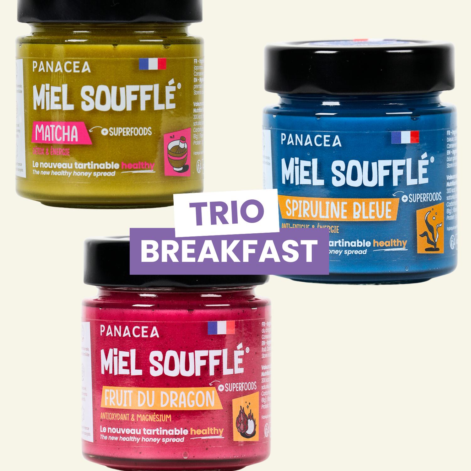 MIEL SOUFFLÉ® - TRIO BREAKFAST