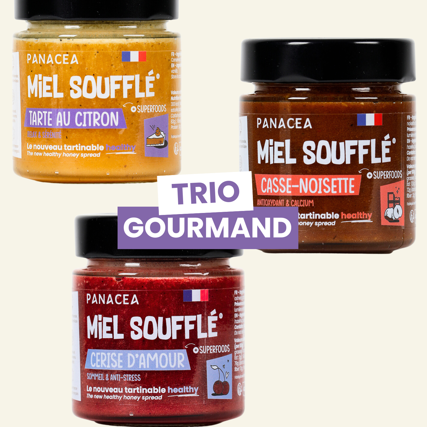 MIEL SOUFFLÉ® - TRIO GOURMAND