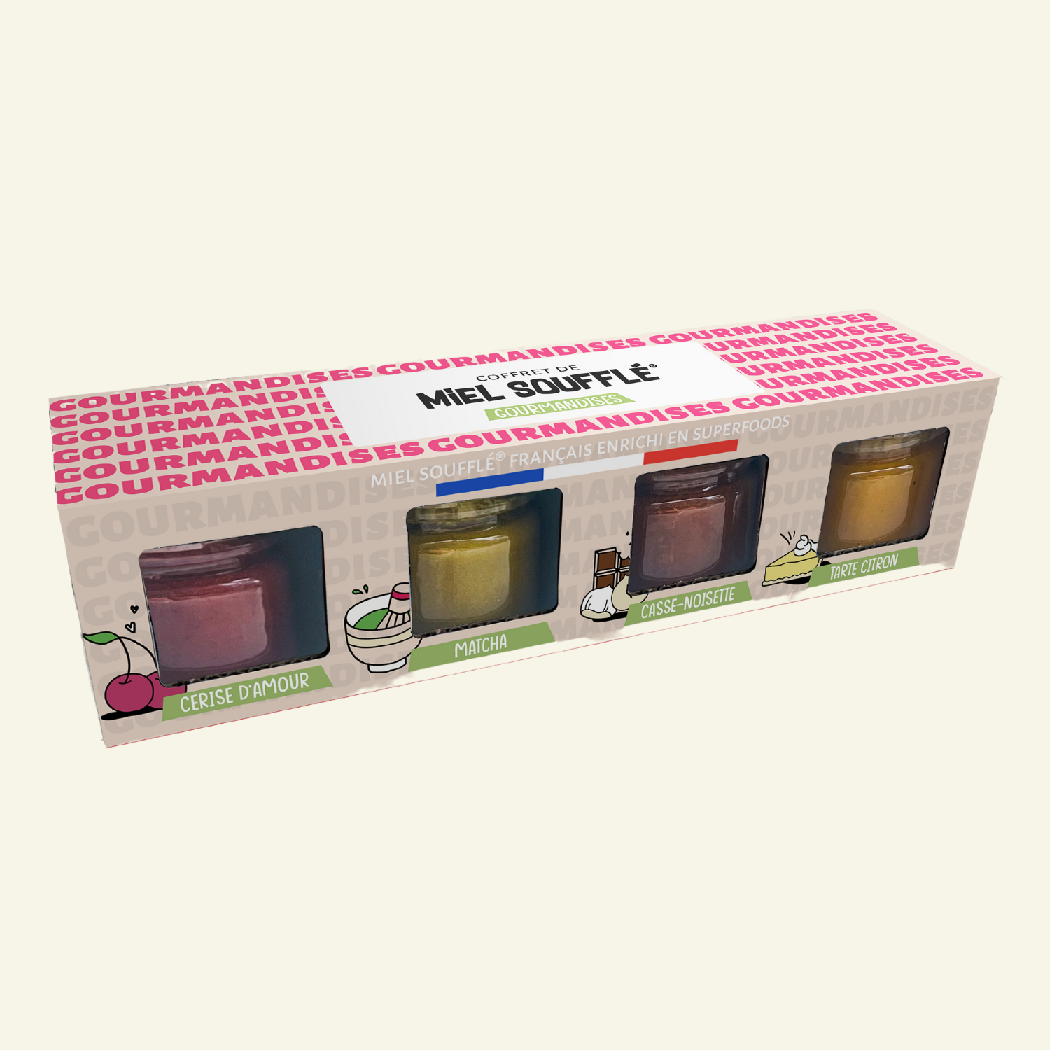 COFFRET GOURMANDISES - ASSORTIMENT DE MIEL SOUFFLÉ®